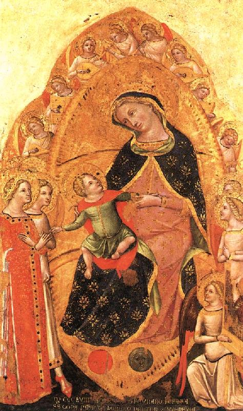 Lorenzo Veneziano Marriage of St Catherine oil painting image